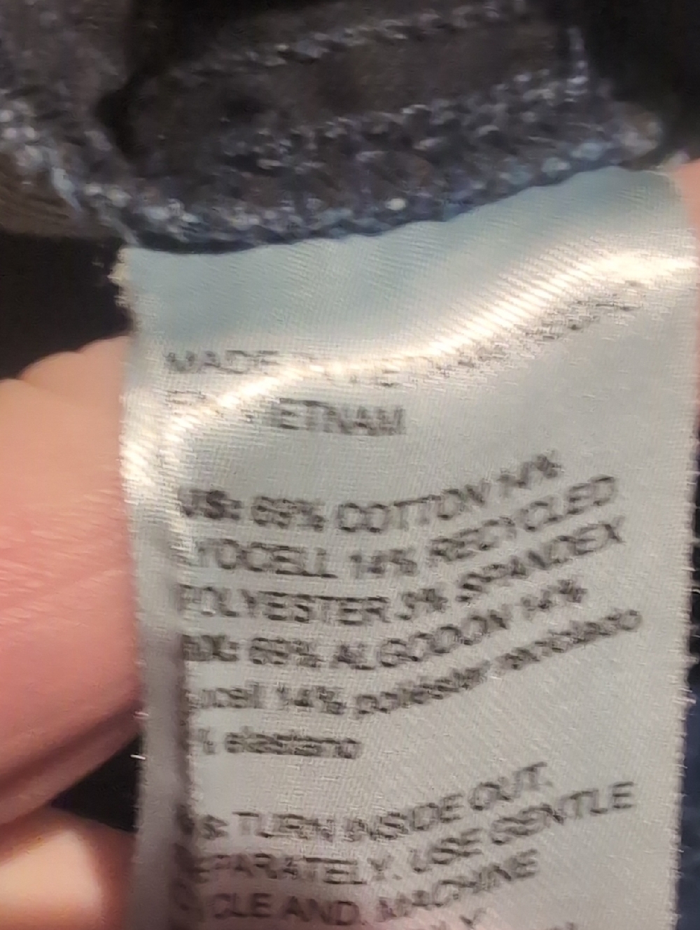 Chico's Pull On Wide Leg Jeans, 12 - Picture 4 of 9